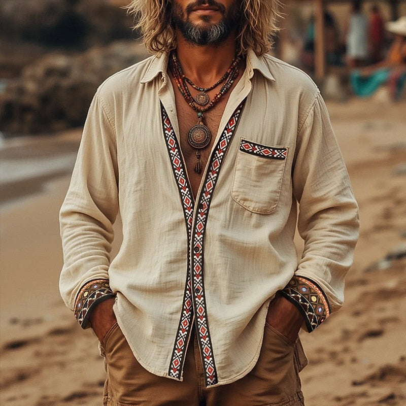 Kai - Vintage Retro Herenshirt