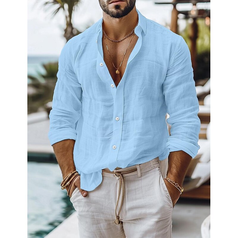 Kevin - Linnen Herenshirt