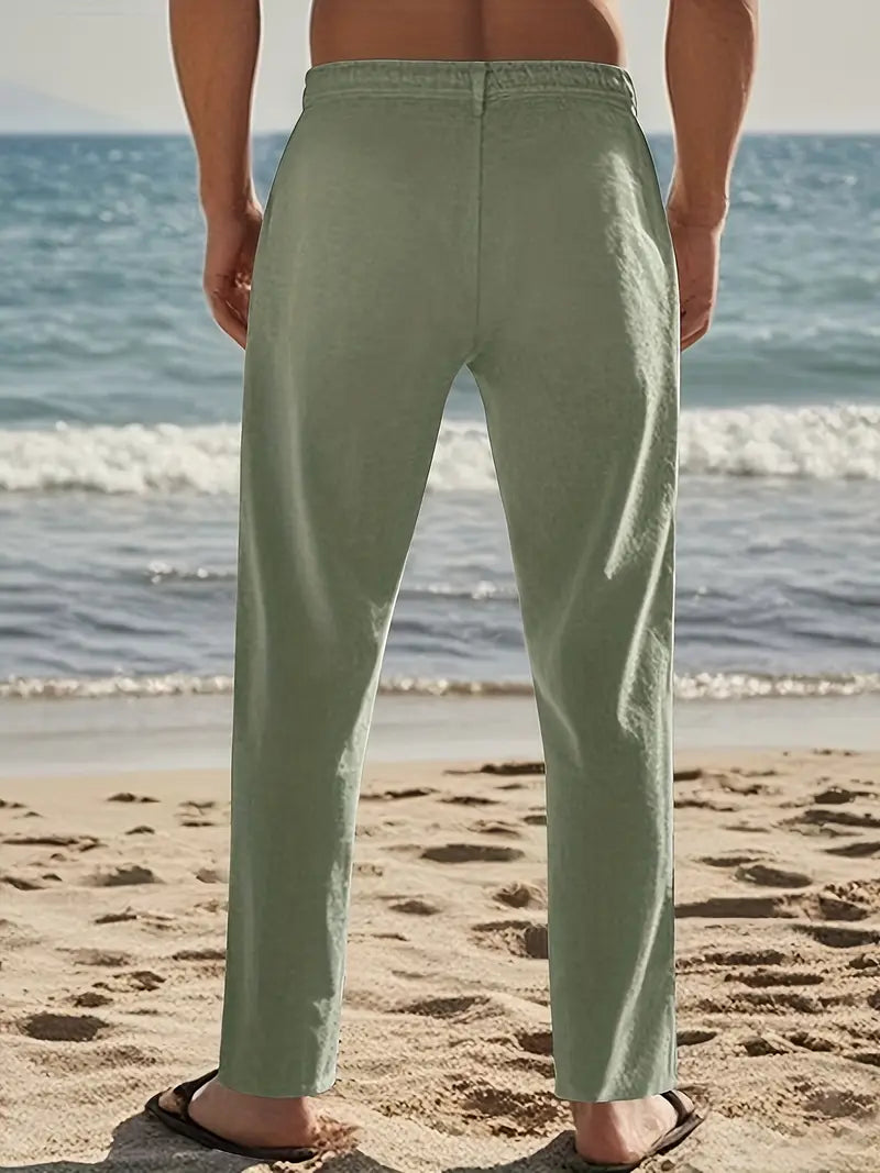 Bergbosch - Linnen Zomerse Broek