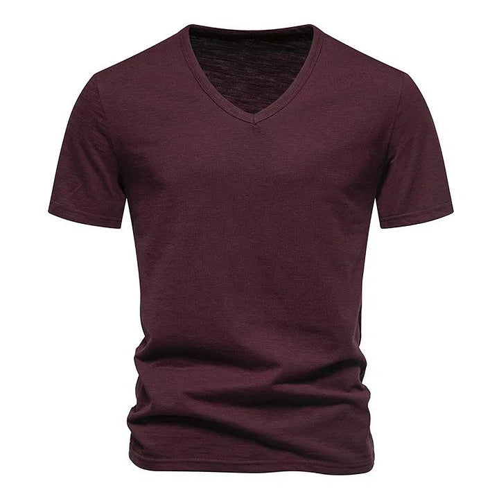 Jurre - Casual Bamboo V-hals T-shirt voor heren