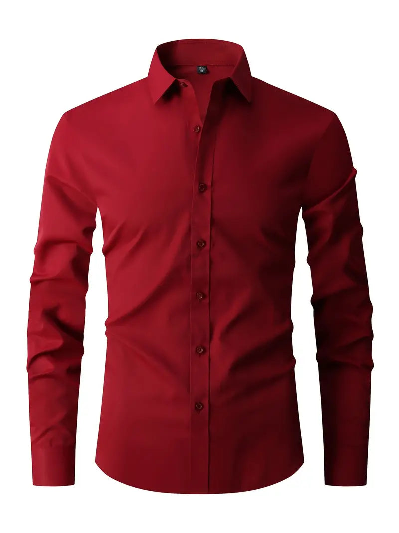 Formeel herenshirt met lange mouwen