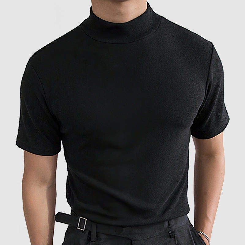 Heren Luxueus Stretch Katoenen T-shirt