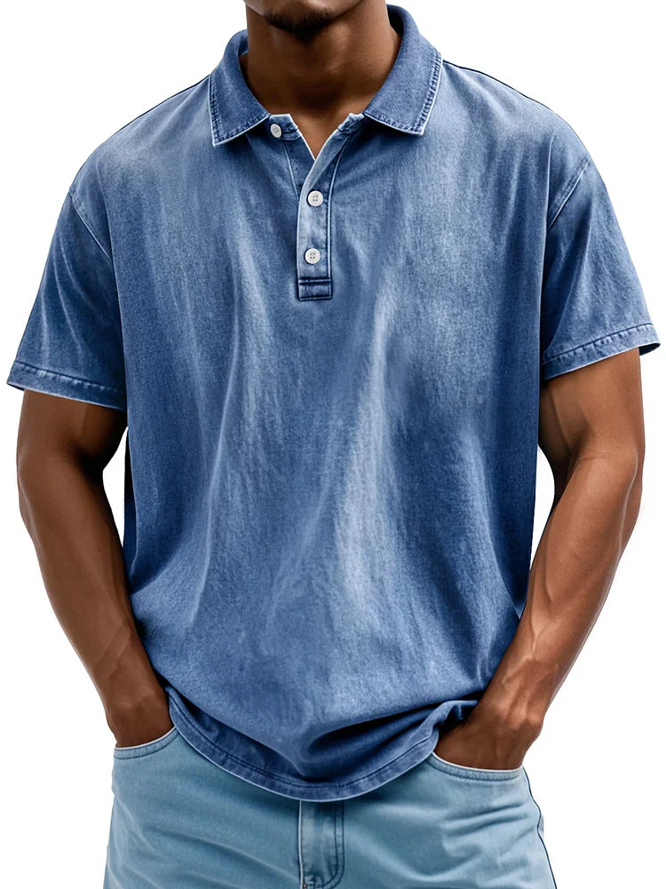 Vintage Katoenen Polo Shirt
