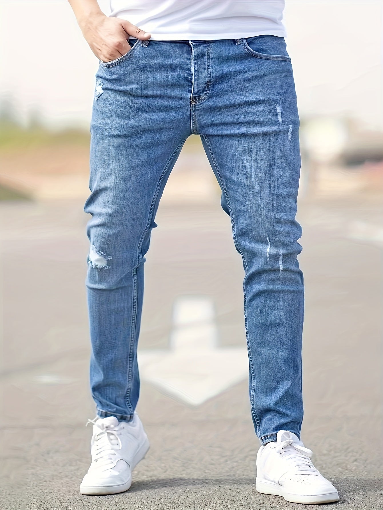 Heren Slim Fit Jeans – Stretch, Gestroomlijnd en Stijlvol