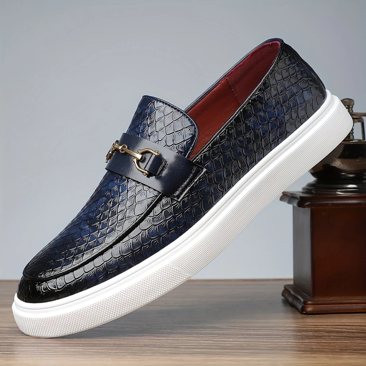 Hugo | Italiaanse leren loafers voor stijlvolle mannen