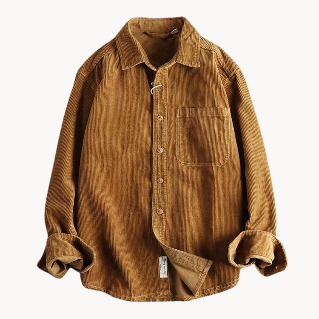 Klassiek Corduroy Werkoverhemd