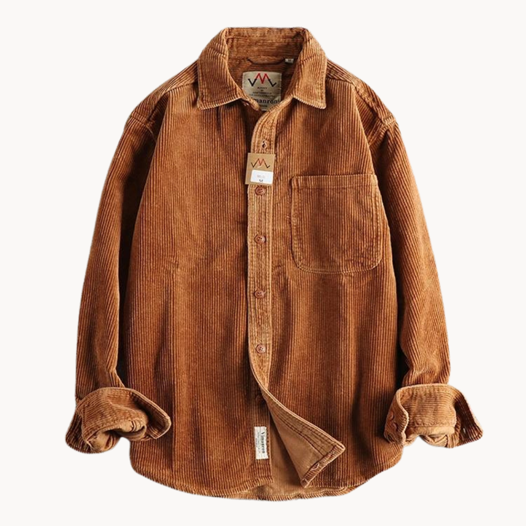 Klassiek Corduroy Werkoverhemd
