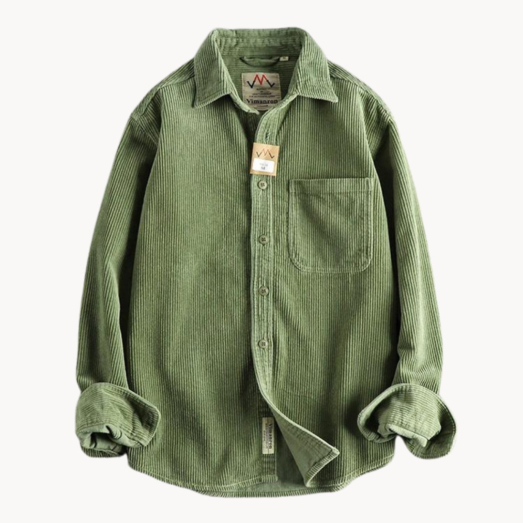 Klassiek Corduroy Werkoverhemd