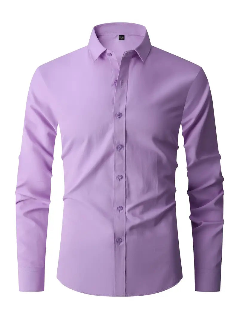 Formeel herenshirt met lange mouwen