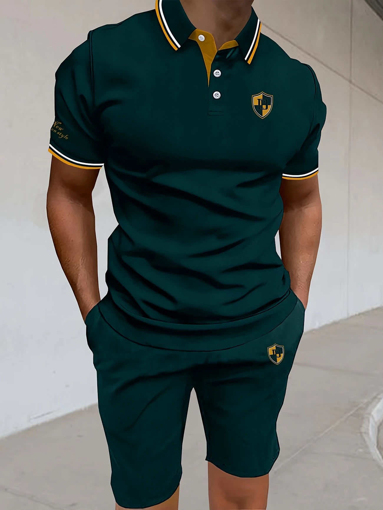 Andrej | 2-delige zomerse polo & shorts set