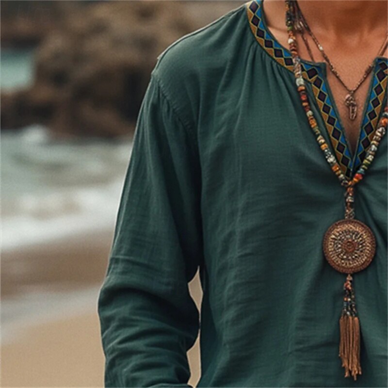 Evert - Vintage Retro Herenshirt