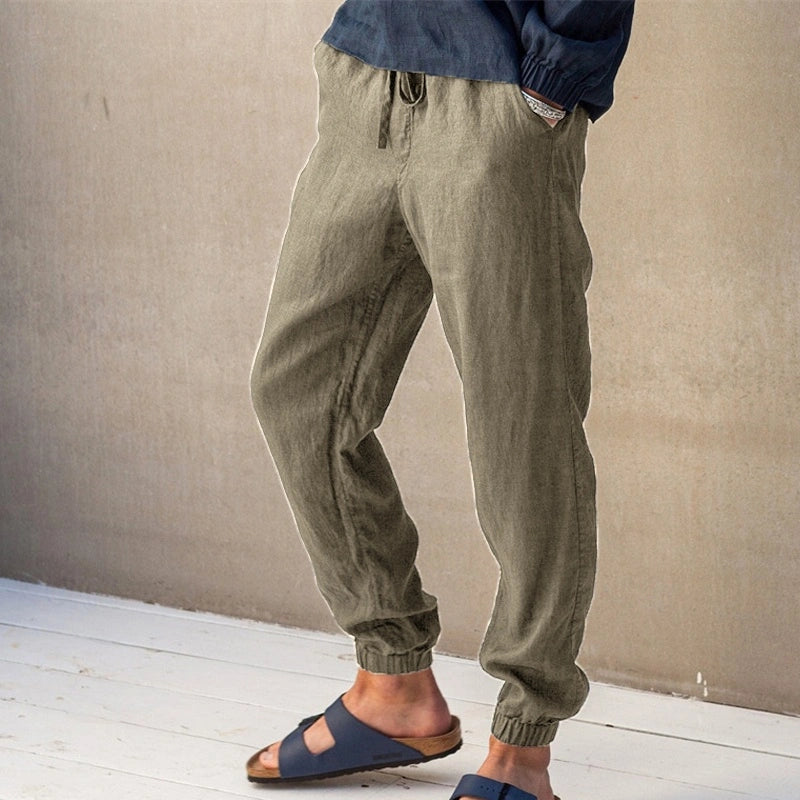 Noah | Comfortabele linnen zomerbroek voor heren
