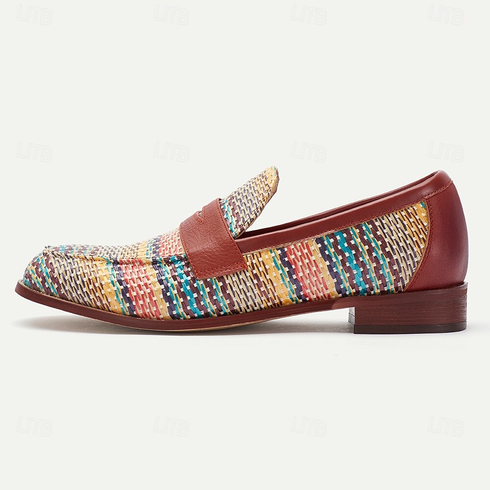 Premium gekleurde loafers voor heren