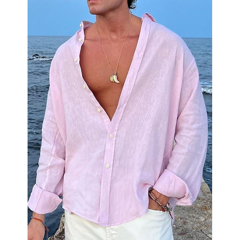 Giel - Linnen Herenshirt
