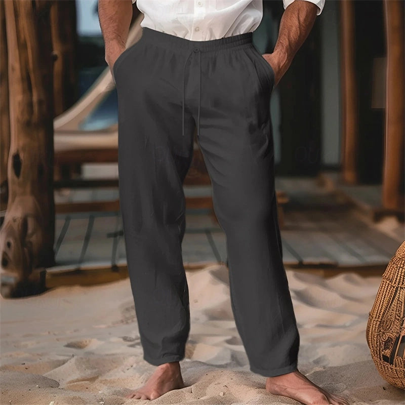 Jurre | Comfortabele linnen zomerbroek voor heren