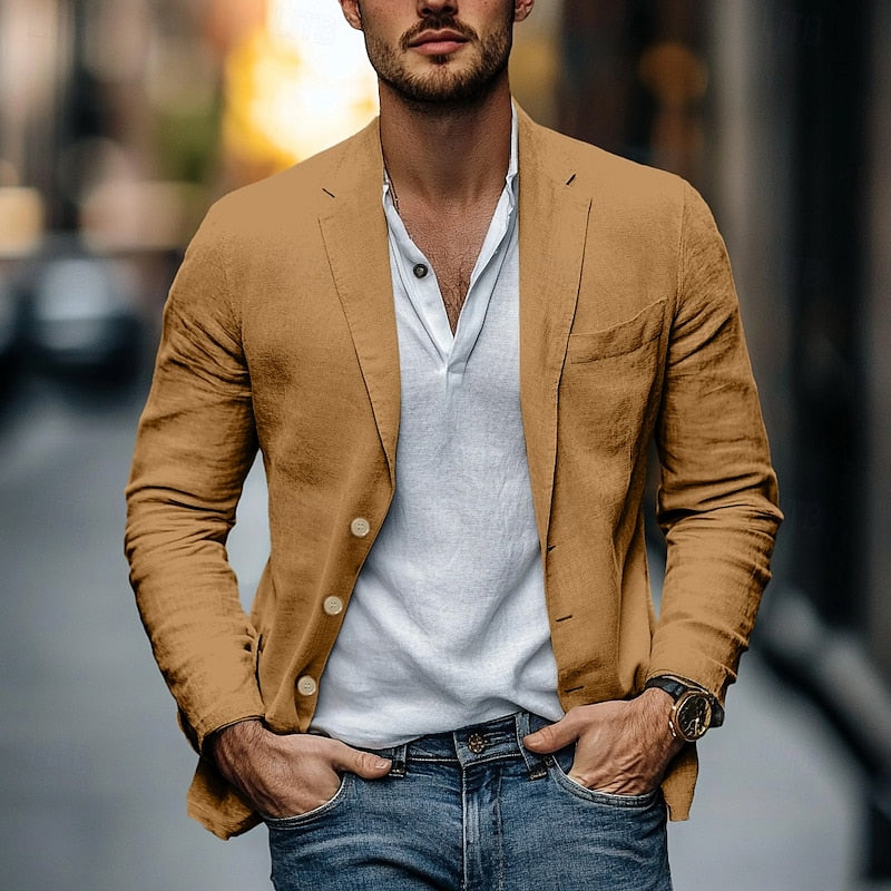 Linnen blazer voor de zomer