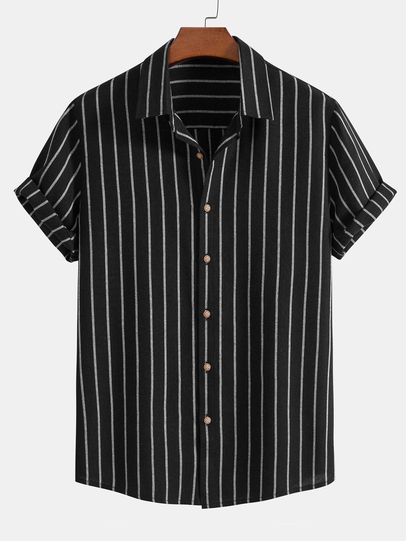Katoenen Zomer Casual Shirt voor Mannen