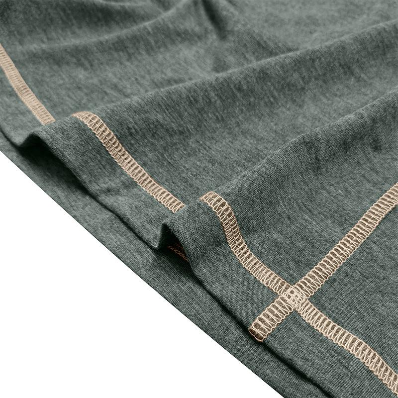 Heren Casual Contrast Lapel Slim Fit Korte Mouw Polo Shirt - Stijlvol & Comfortabel