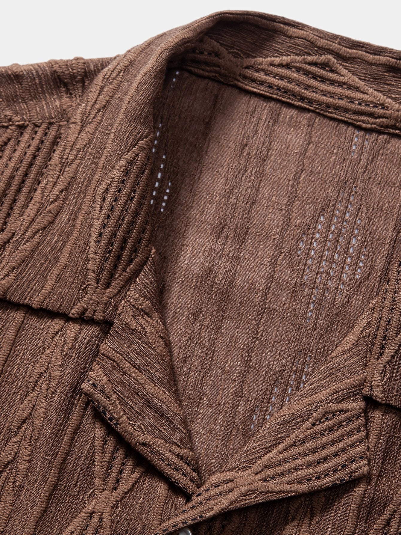 Casual Jacquard Shirt met Textuur