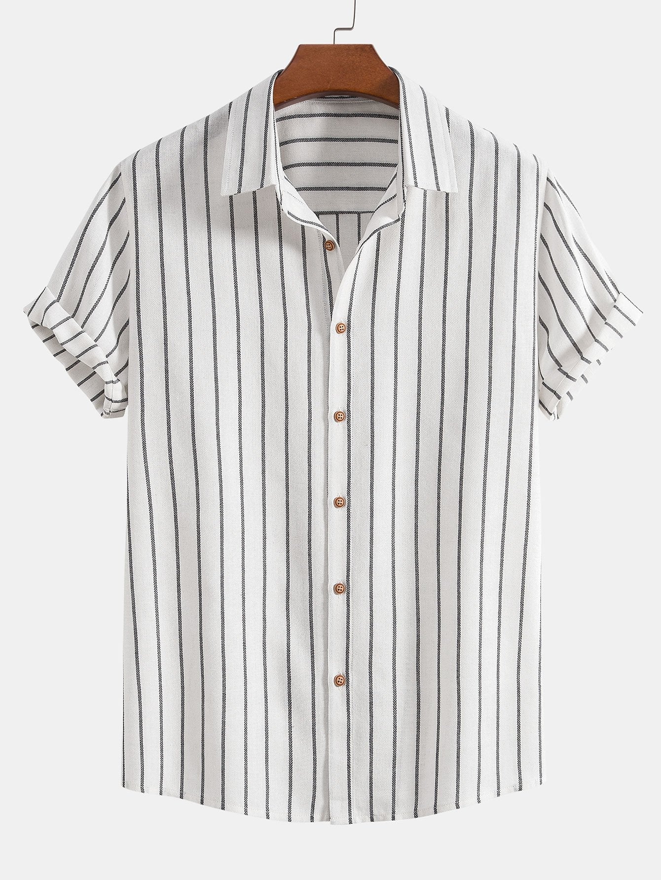 Katoenen Zomer Casual Shirt voor Mannen