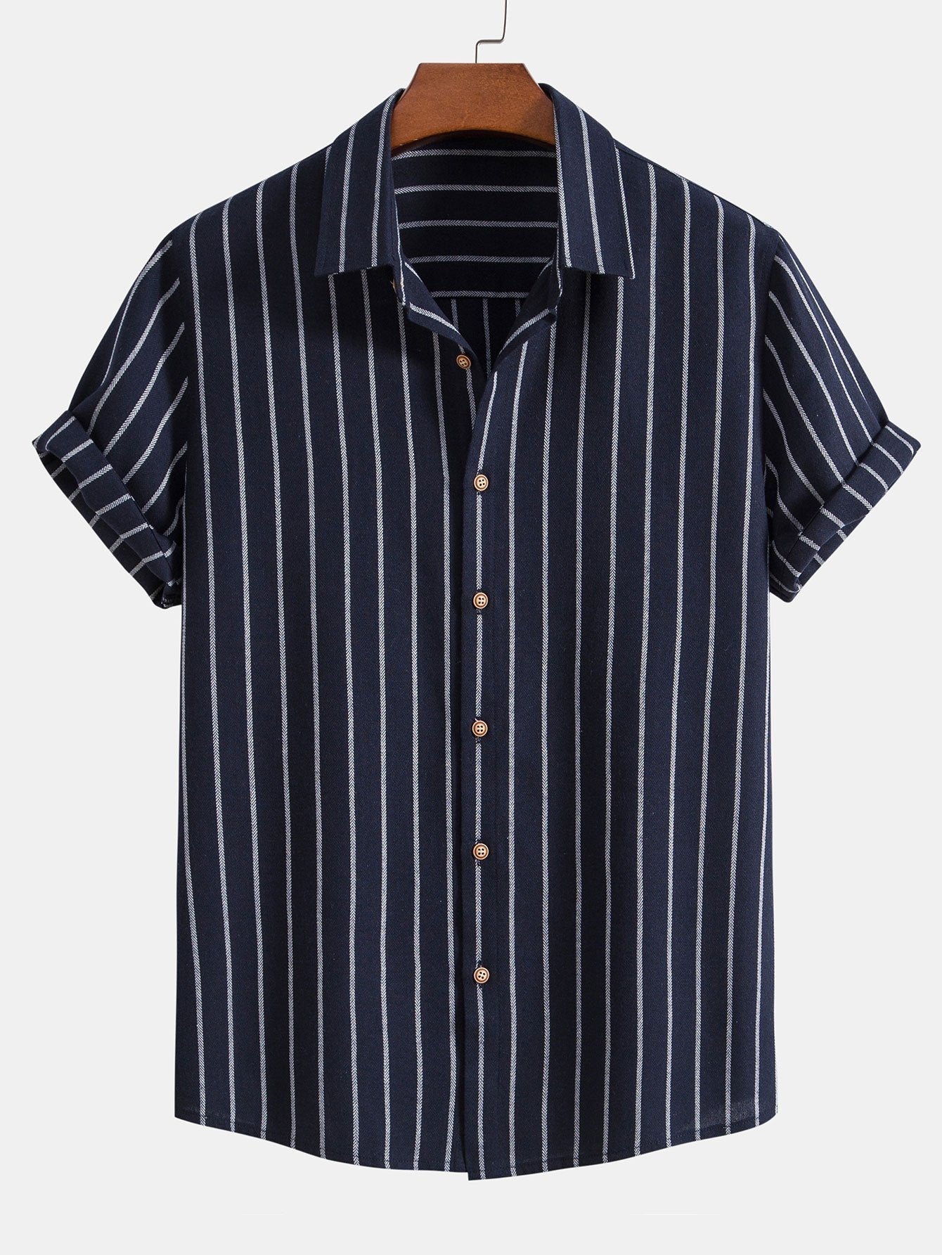 Katoenen Zomer Casual Shirt voor Mannen