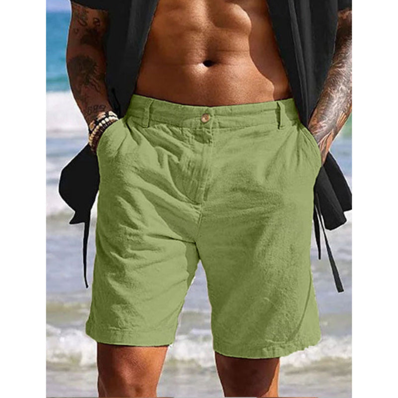 Sven – Zomerse Linnen Short