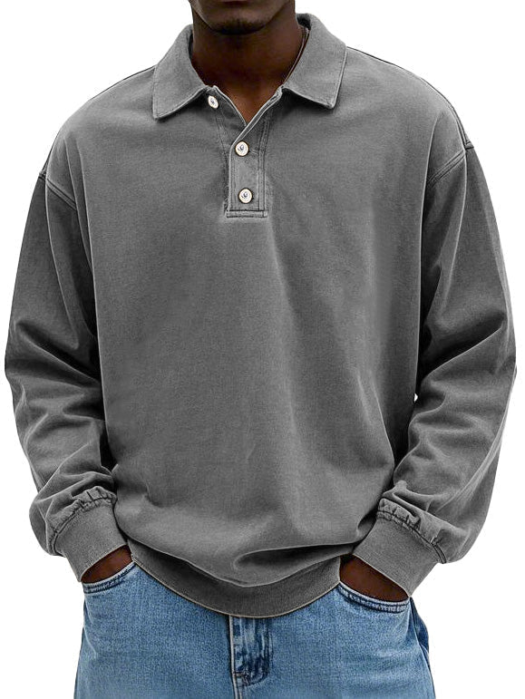 Klassieke Lange Mouwen Polo Shirt