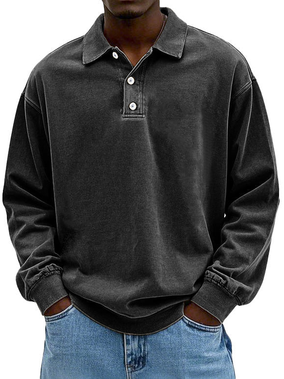 Klassieke Lange Mouwen Polo Shirt