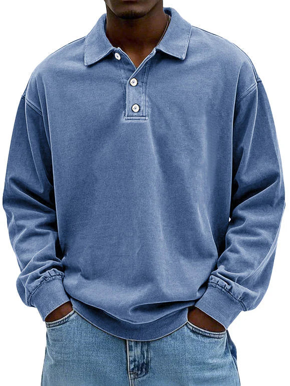 Klassieke Lange Mouwen Polo Shirt