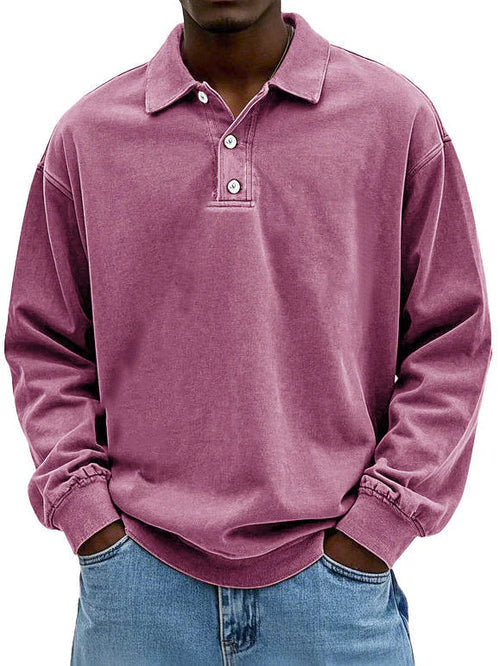 Klassieke Lange Mouwen Polo Shirt