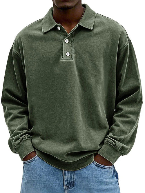 Klassieke Lange Mouwen Polo Shirt