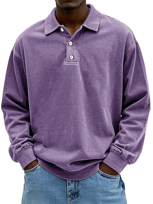Klassieke Lange Mouwen Polo Shirt