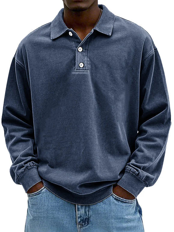 Klassieke Lange Mouwen Polo Shirt