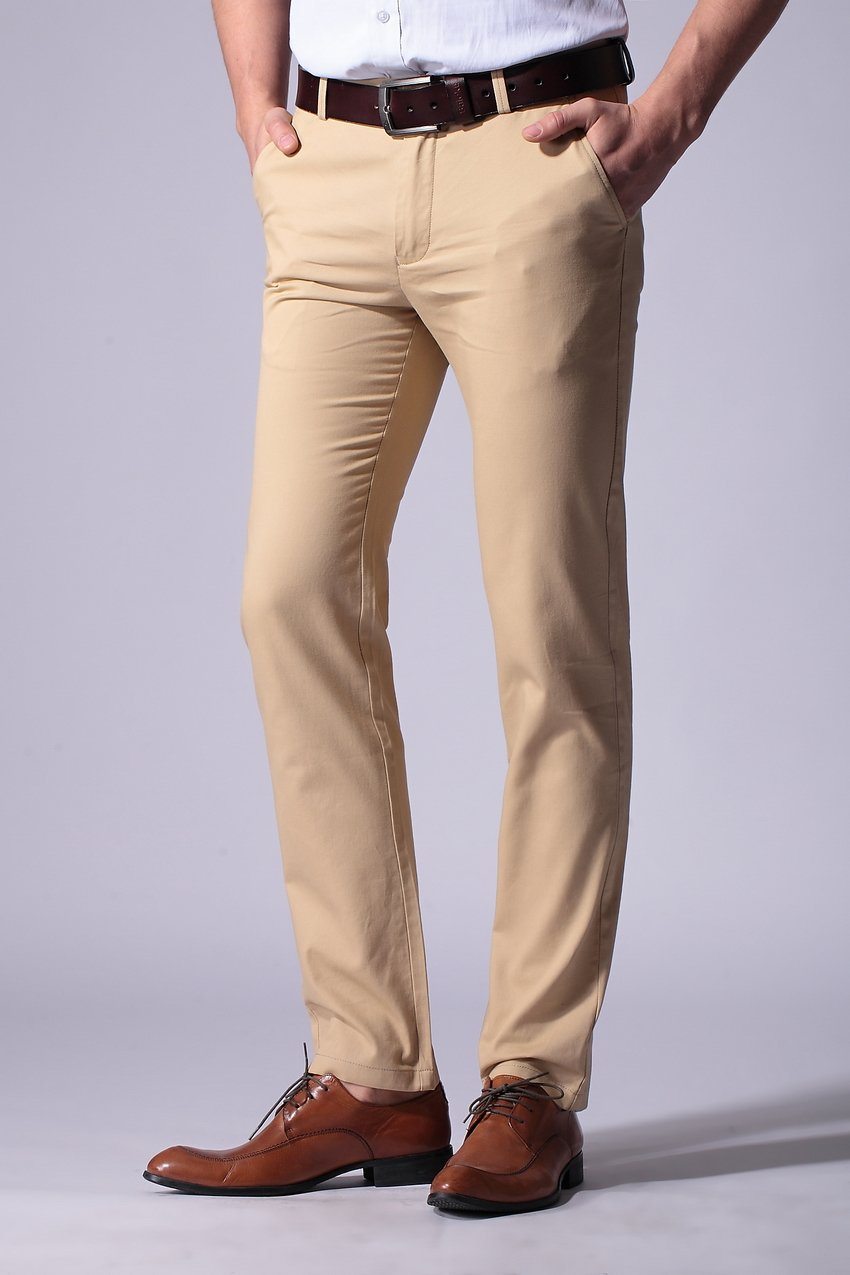 Klassieke Casual Broek met Strakke Pasvorm