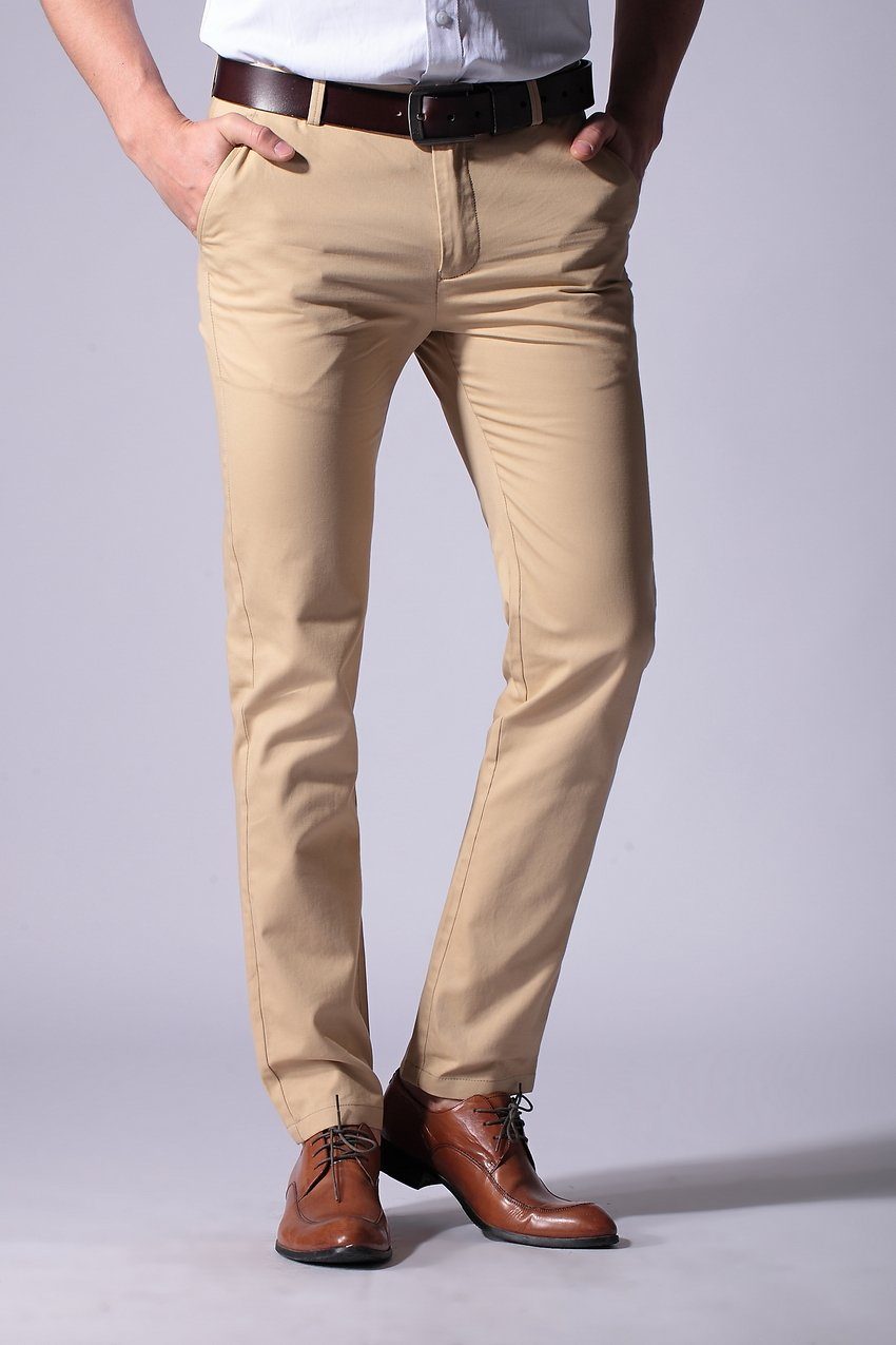 Klassieke Casual Broek met Strakke Pasvorm