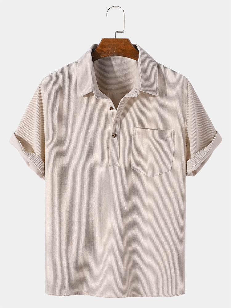 Luchtig Corduroy Zomeroverhemd