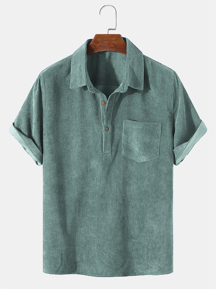 Luchtig Corduroy Zomeroverhemd