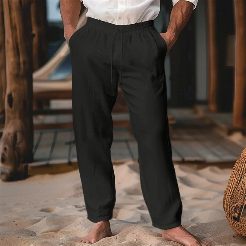 Jurre | Comfortabele linnen zomerbroek voor heren