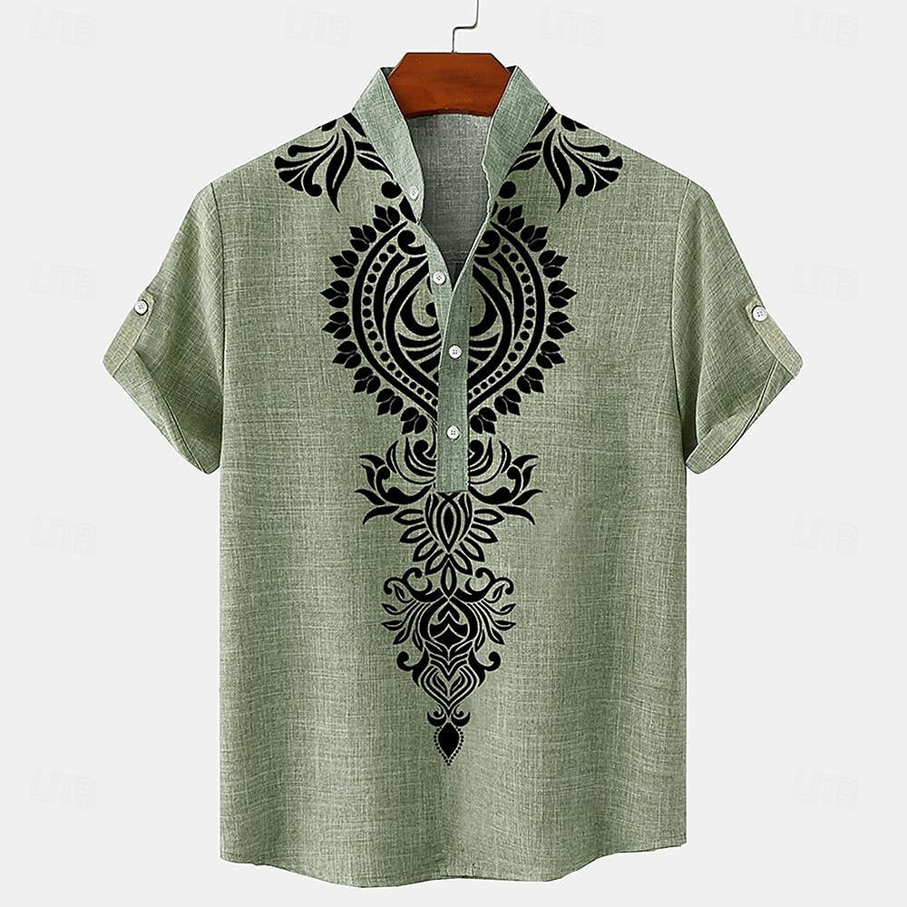 Joris - Linnen Henley Shirt