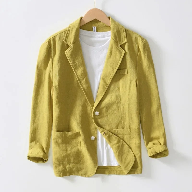 Bergbosch - Stijlvolle Linnen Blazer