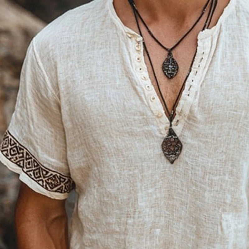 Bart | Bohemian zomershirt voor heren