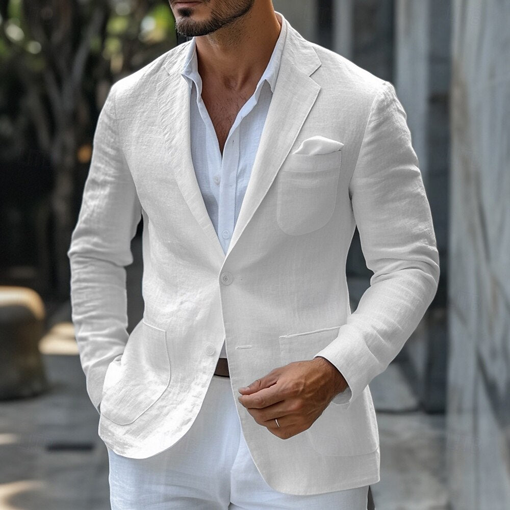 Stijlvolle linnen blazer voor de zomer