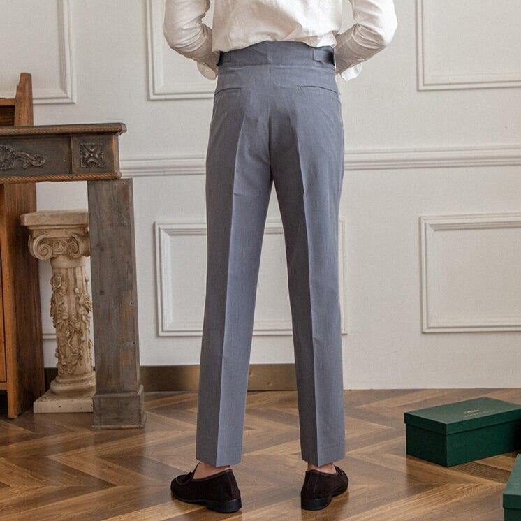 Klassieke Gespbroek - Tailored High-Waist voor Mannen