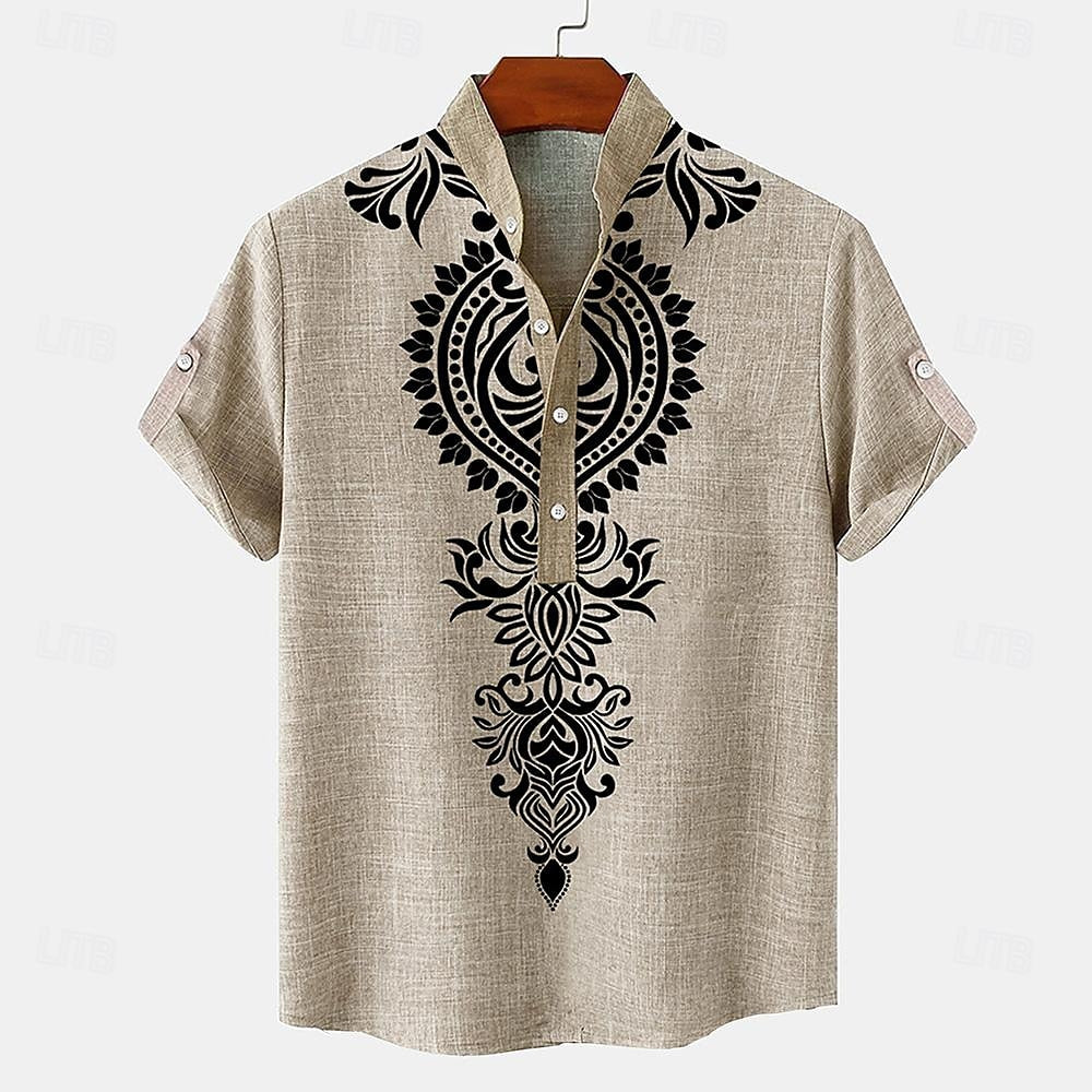 Joris - Linnen Henley Shirt