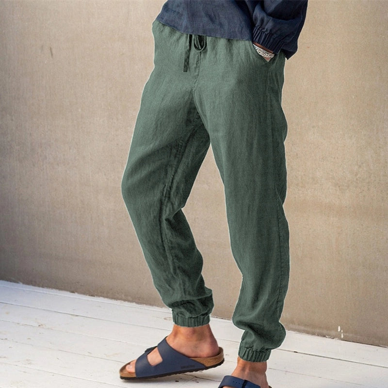 Noah | Comfortabele linnen zomerbroek voor heren