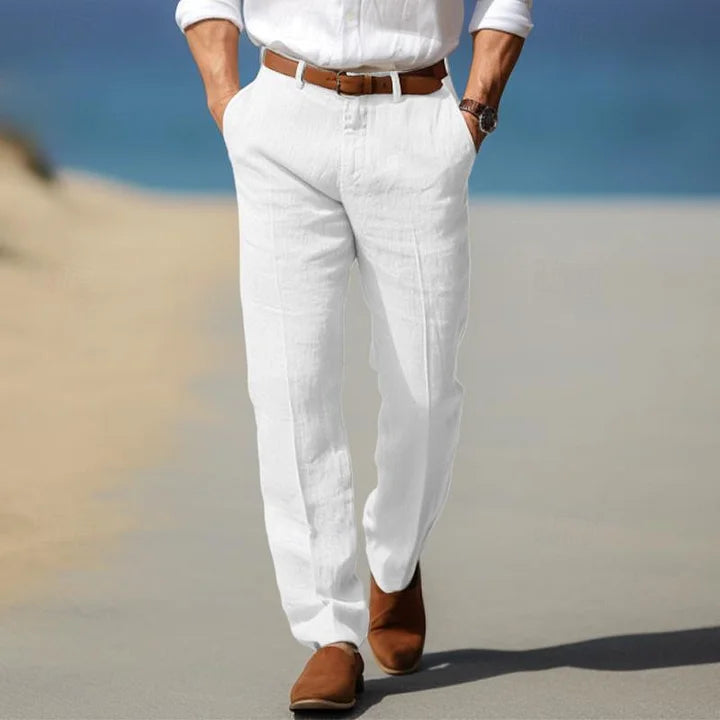 Tijn | Heren Linnen Zomerbroek