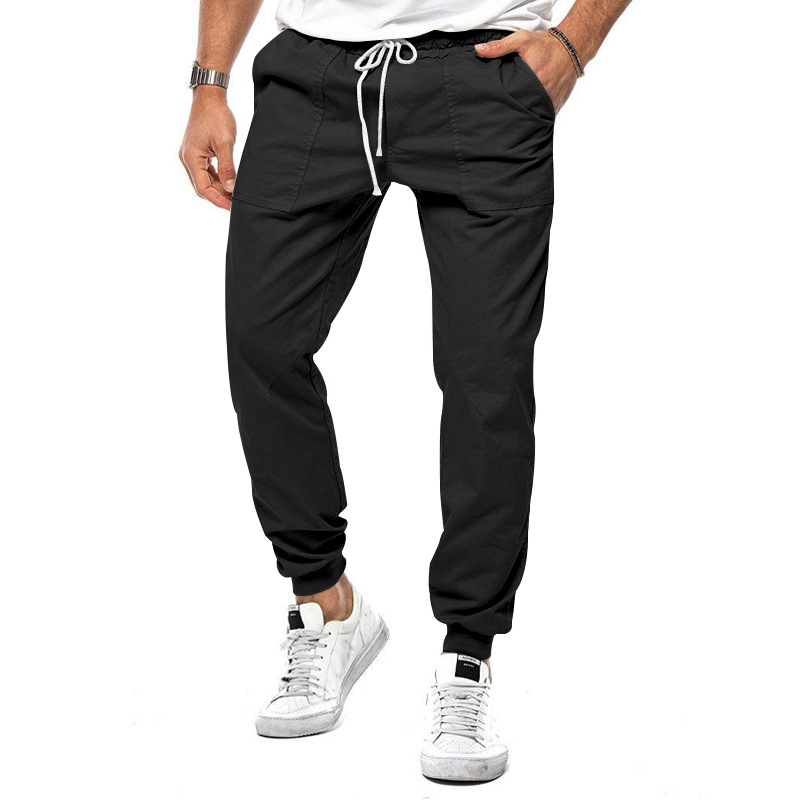 Casual en Comfortabele Herenbroek met Micro-Stretch voor Dagelijks Gebruik