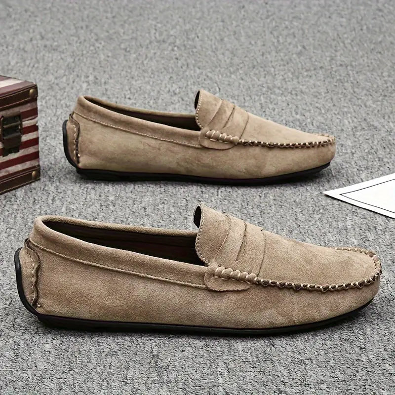 Casual suède loafers