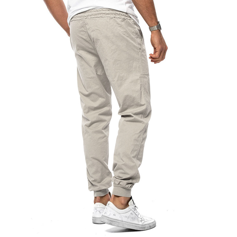 Casual en Comfortabele Herenbroek met Micro-Stretch voor Dagelijks Gebruik