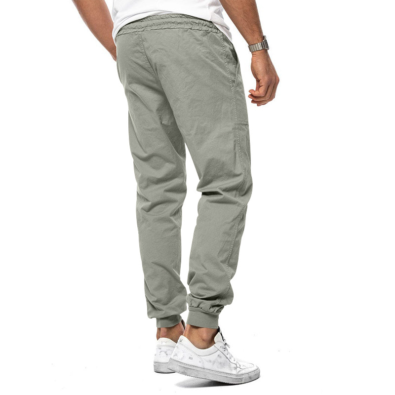 Casual en Comfortabele Herenbroek met Micro-Stretch voor Dagelijks Gebruik